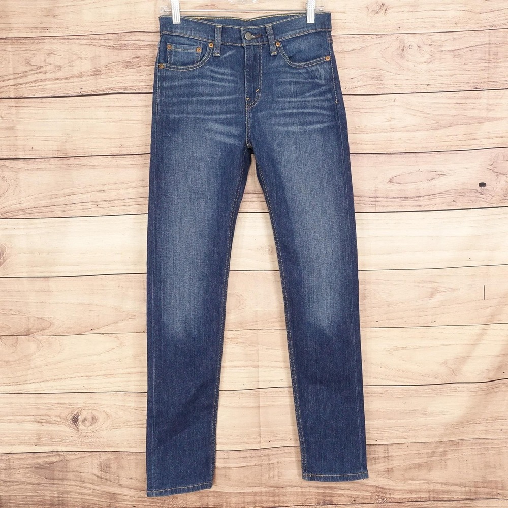 Levis 510 Jeans Mens 28x32 Blue Medium Wash Slim Skinny Stretch Denim Pants